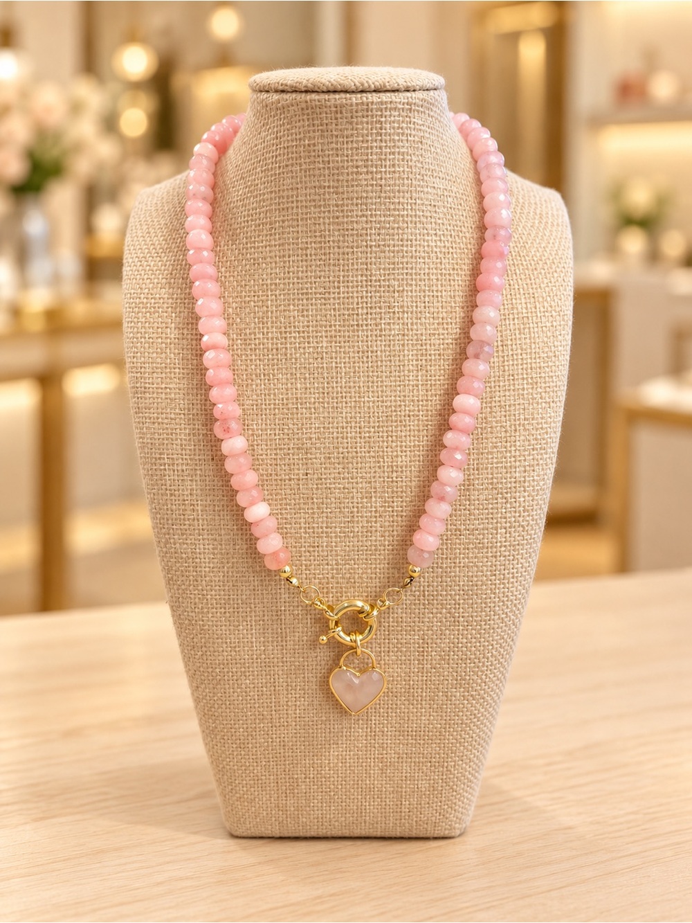 Connie necklace pink